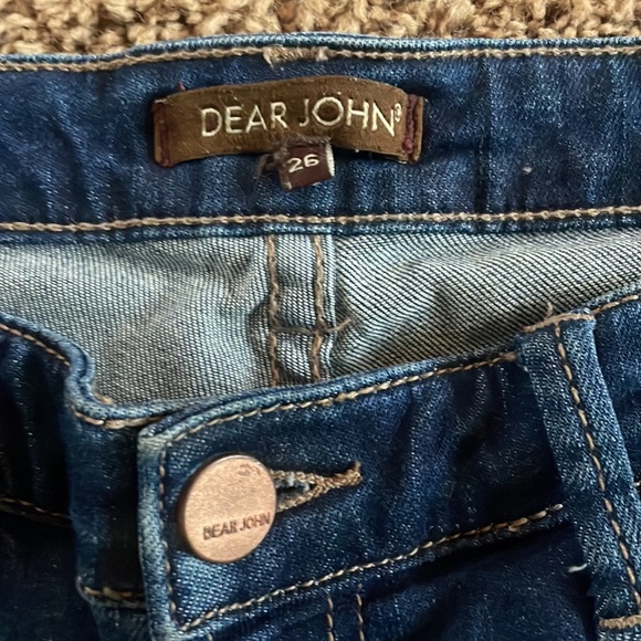 Dear John straight leg ankle cropped jeans size 26 - Picture 2 of 5